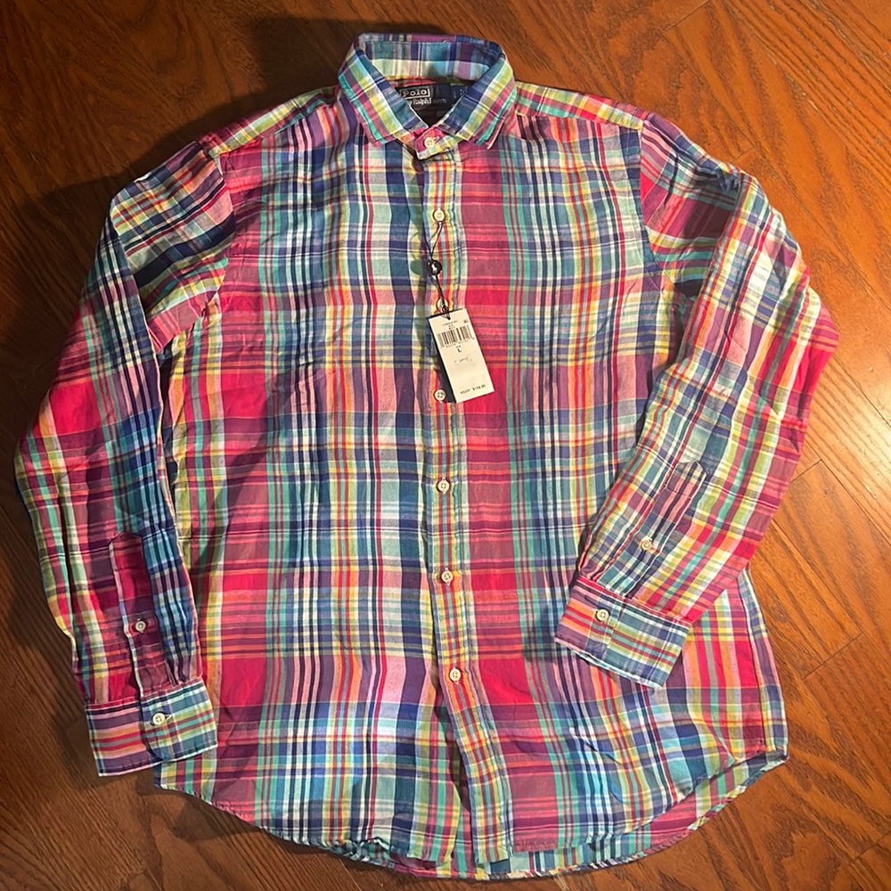 Men’s Polo Ralph Lauren button-up shirt size Large. NWT